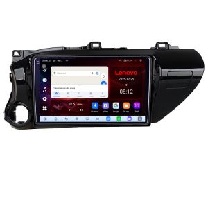 Navigatie Toyota Hilux 2016- Lenovo Kit-TY59 8 Core 2.2 Ghz 8+128 Qled Incell 1K Android 360 Carplay DSP AHD 1080P ADAS 4G Wifi 5Ghz Bluetooth PRO