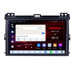 Navigatie Toyota Prado 2007- Lenovo Kit-456 8 Core 2.2 Ghz 8+128 Qled Incell 1K Android 360 Carplay DSP AHD 1080P ADAS 4G Wifi 5Ghz Bluetooth PRO v1