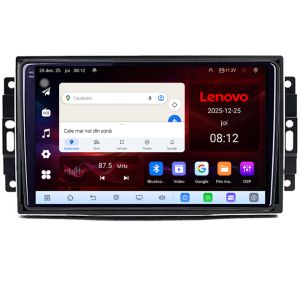 Navigatie Chrysler Jeep Lenovo Kit-202 8 Core 2.2 Ghz 8+128 Qled Incell 1K Android 360 Carplay DSP AHD 1080P ADAS 4G Wifi 5Ghz Bluetooth PRO v2