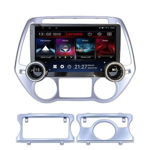 Navigatie Hyundai I20 2011-2014 manual si automat Lenovo  8 core 4+64 10.5 inch Incell 1K android Wifi 5Ghz gps internet  Kit-i20-2012