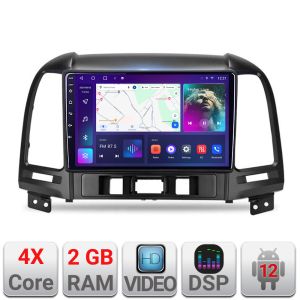 Navigatie Hyundai Santa Fe A-008  2+32 GB Android Waze USB Navigatie Internet Youtube Radio