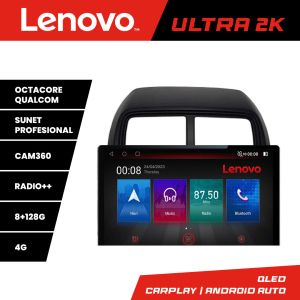 Navigáció Mitsubishi ASX 2017-2021 faceliftes modell, 2K QLED képernyő 13", Octacore, 8 GB RAM, 128 GB HDD, 4G, 360°, DSP, Carplay, Bluetooth