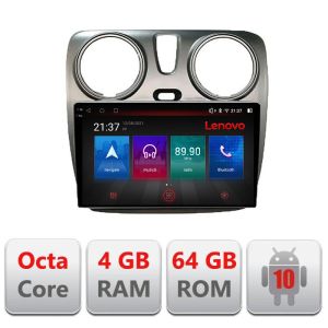 Navigatie dedicataDacia Dokker Android radio bluetooth internet DSP 8Core 4 GB ram carplay android auto 360 RESIGILAT