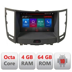 Navigatie Infinity FX intre anii 2009-2012 Android radio gps internet Octa Core 4+64 LTE Kit-fx35+EDT-E509-PRO RESIGILAT