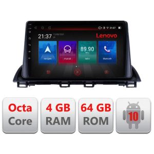 Navigatie Mazda 3 2014-2019 E-463 Octa Core cu Android Radio Bluetooth Internet GPS WIFI DSP 4+64GB 4G RESIGILAT