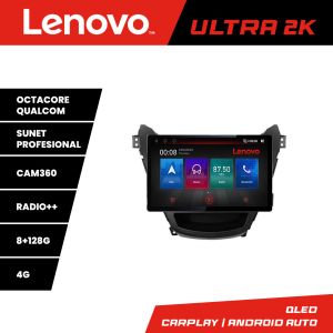 Navigatie Hyundai Elantra 2013-2015 N-359 ecran 13" 2K 8+128 Android Waze USB Navigatie 4G 360 Toslink Youtube