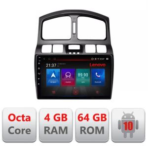 Navigatie Hyundai Santa Fe 2000-2006 Android radio gps internet Octa Core 4+64 LTE Kit-santafe-old+EDT-E509-PRO RESIGILAT
