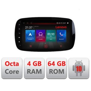 Navigatie Smart For Two 2015- E-Smart15 Octa Core cu Android Radio Bluetooth Internet GPS WIFI DSP 4+64GB 4G RESIGILAT