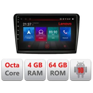 Navigatie Skoda Superb 2 E-SUPERB2 Octa Core cu Android Radio Bluetooth Internet GPS WIFI DSP 4+64GB 4G RESIGILAT