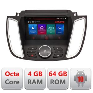 Navigatie Ford Kuga 2015-2020 SYNC2 si SYNC3 Octa Core cu Android Radio Bluetooth Internet GPS WIFI DSP 4+64GB 4G Kit- RESIGILAT