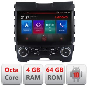 Navigatie Ford Edge 2015-2021 midline Android radio gps internet Octa Core 4+64 LTE kit-edge-high+EDT-E509-PRO RESIGILAT