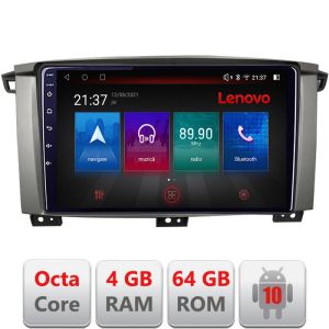 Navigatie Toyota Land Cruiser L100 2002-2006 Android radio gps internet Octa Core 4+64 LTE KIT-L105+EDT-E510-PRO RESIGILAT