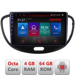 Navigatie Hyundai I10 2007-2013 Android radio gps internet Octa Core 4+64 LTE KIT-i10-2007+EDT-E509-PRO RESIGILAT