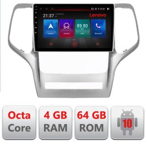 Navigatie Jeep Grand Cherokee 2011-2013 E-GRCHE Octa Core cu Android Radio Bluetooth Internet GPS WIFI DSP 4+64GB 4G RESIGILAT