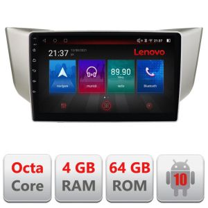 Navigatie Lexus RX 2003-2009 E- rx-03 Octa Core cu Android Radio Bluetooth Internet GPS WIFI DSP 4+64GB 4G RESIGILAT