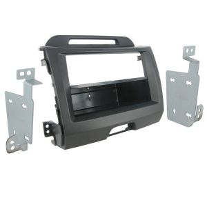 Connects2 CT24KI18 1DIN vázkészlet KIA Sportage (sötétszürke)