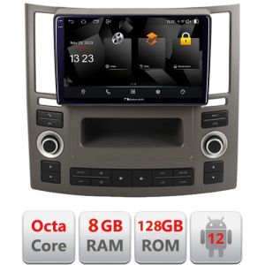 Navigatie Infiniti FX45 2007-2009 Android radio gps internet octa core 8+128 carplay android auto