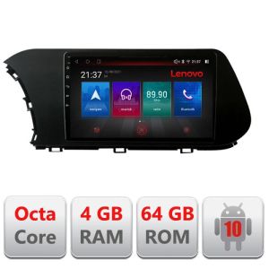Navigatie Hyundai I20 2020- E-i20 Octa Core cu Android Radio Bluetooth Internet GPS WIFI DSP 4+64GB 4G RESIGILAT