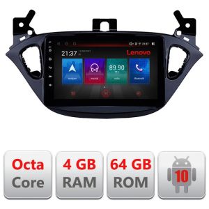 Navigatie Opel Corsa 2013-2016 E-corsa Octa Core cu Android Radio Bluetooth Internet GPS WIFI DSP 4+64GB 4G RESIGILAT