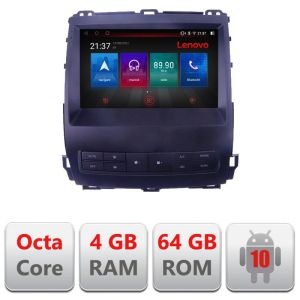 Navigatie Toyota Prado J120 2002-2009 E- j120 Octa Core cu Android Radio Bluetooth Internet GPS WIFI DSP 4+64GB 4G RESIGILAT