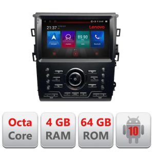 Navigatie Mondeo MK5 SYNC2 si SYNC 3 2015-2022 Octa Core cu Android Radio Bluetooth Internet GPS WIFI DSP 4+64GB 4G Ki RESIGILAT