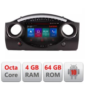 Navigatie Mini intre anii 2004-2006 Android radio gps internet Octa Core 4+64 LTE Kit-mini-03+EDT-E509-PRO RESIGILAT