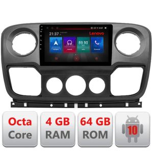 Navigatie Opel Movano, Renault Master 2010-2021 Android radio gps internet Octa Core 4+64GB LTE Kit-movano+EDT- RESIGILAT