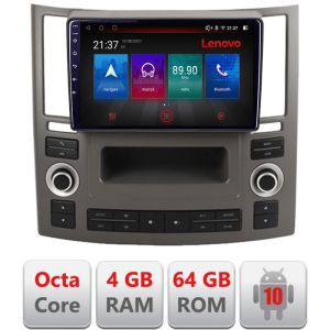 Navigatie Infiniti FX45 2007-2009 Android radio gps internet Octa Core 4+64 LTE fx45-old+EDT-E509-PRO RESIGILAT