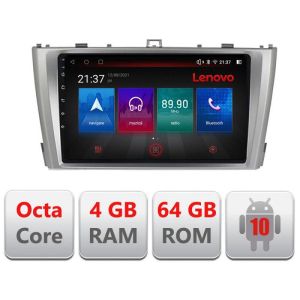 Navigatie Toyota Avensis 2009-2015 E-TY12 Octa Core cu Android Radio Bluetooth Internet GPS WIFI DSP 4+64GB 4G RESIGILAT