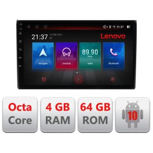 Navigatie Audi A4 B6 E-050 Octa Core cu Android Radio Bluetooth Internet GPS WIFI DSP 4+64GB 4G RESIGILAT