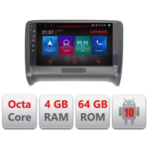 Navigatie Audi TT 2004-2011 E-078 Octa Core cu Android Radio Bluetooth Internet GPS WIFI DSP 4+64GB 4G RESIGILAT