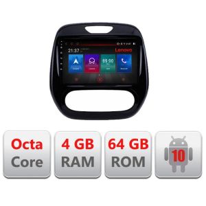 Navigatie Renault Captur E-CAPTUR Octa Core cu Android Radio Bluetooth Internet GPS WIFI DSP 4+64GB 4G RESIGILAT