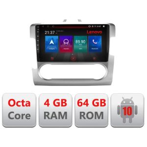 Navigatie Ford Focus 2 Automat E-140-automatic Octa Core cu Android Radio Bluetooth Internet GPS WIFI DSP 4+64GB 4G RESIGILAT