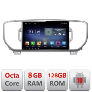 Navigáció KIA SPORTAGE 2016-2018 Manuális F-576 Octa Core Android Rádió Bluetooth Internet GPS WIFI DSP 8+128GB 4G