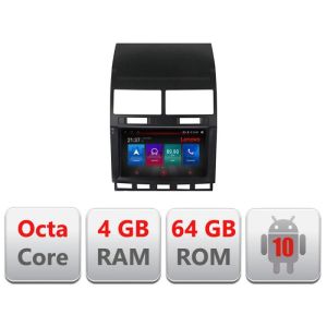 Navigatie VW Touareg 2004-2011 E-042 Octa Core cu Android Radio Bluetooth Internet GPS WIFI DSP 4+64GB 4G RESIGILAT