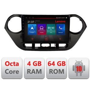Navigatie Hyundai I10 2013-2019 E-HY38 Octa Core cu Android Radio Bluetooth Internet GPS WIFI DSP 4+64GB 4G RESIGILAT