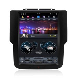 Navigáció Dodge RAM 2011-2017 EDT-T014 Android GPS Bluetooth Rádió Internet Hatmagos processzorral és Tesla típusú képernyővel