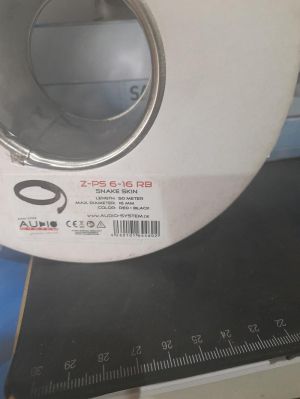 FONOTT (KÍGYÓBŐR) 6-16 PIROS/FEKETE 1 folyóméter