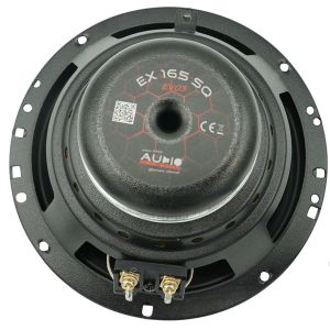 2 darabos Audio System EX 165 SQ EVO3 középsugárzó hangszórókészlet, 110 watt, 165 mm, 6,5", 3 ohm, magas hangszórók