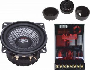 2 db-os komponens hangszórókészlet, Audio System X 100 EVO 2, 90 watt, 100 mm, 4", 3 ohm, KICKBASS