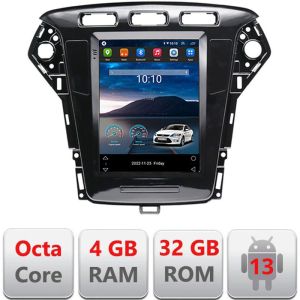 Navigáció típusa Tesla Ford Mondeo 2010-2013 rádió gps internet 8Core 4G Carplay android auto 4+32 kit-tesla-mondeo-10+ED