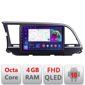 Navigatie Hyundai Elantra 2015-2018 B-581 Android Ecran QLED octa core 4+64 carplay android auto KIT-581+EDT-E309V3