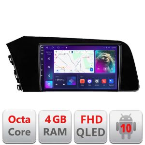Navigatie Hyundai Elantra 2021- B-elantra2021 Android Ecran QLED octa core 4+64 carplay android auto kit-elantra2021+EDT-E309V3