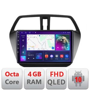 Navigáció Suzuki S-Cross Quad Core B-337 Android Kijelző QLED Octa Core 4+64 CarPlay Android Auto KIT-337+EDT-E309V3