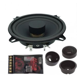 2 db-os komponens hangszóró szett, Audio System R 130 FLAT EVO2, 80 watt, 130 mm, 5,25", 3 ohm, FLAT LINE