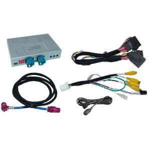 Hátsó és első kamera interfész Range Rover 2017 utáni modellekhez, 2 képernyővel a navigációhoz és a klímavezérléshez RL-LR18-2SCREEN v1