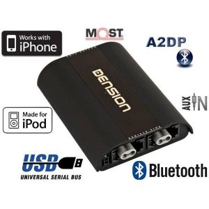 AUX-In integrációs interfész, USB, iPod, iPhone, Bluetooth, DENSION Gateway 500 (Dual FOT) v1