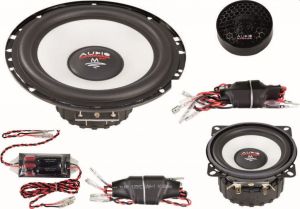 Set 6 Difuzoare componente, pe 3 cai Audio System M 165/3 EVO 2, 150 watts, 165 mm, 6.5", 3 ohm, eficienta ridicata