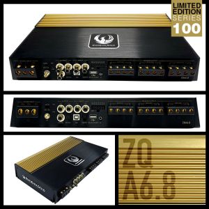Amplificatoare Phoenix Gold  ZQA6.8 cu DSP, 6 x 150 watts, în 2 sau 4 Ohm, clasa A/B, 6 canale