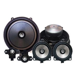 Set 2 Difuzoare componente, pe 3 cai si subwoofer VOLVO 2016+, Phoenix Gold ZD, 100 watts, 165 mm, 6.5", 4 ohm
